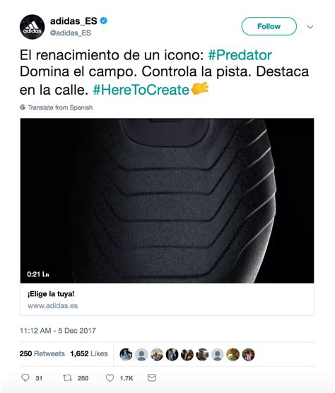 adidas on Twitter.